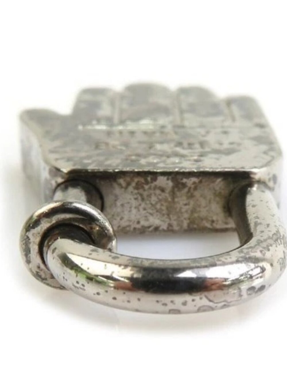 Auth HERMES 2002 ANNEE DE LA MAIN Cadena Charm Silver Metal - e61578 - Picture 6 of 8